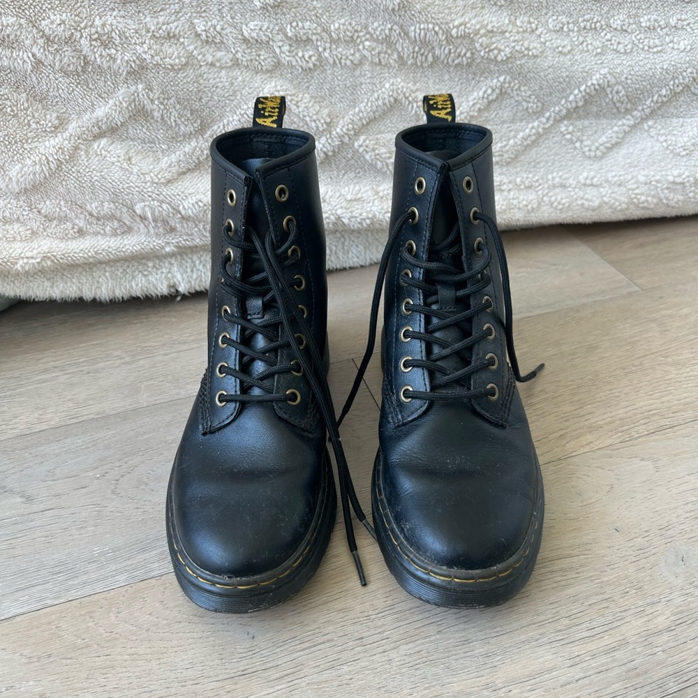 Dr. Martens Black Leather Boots